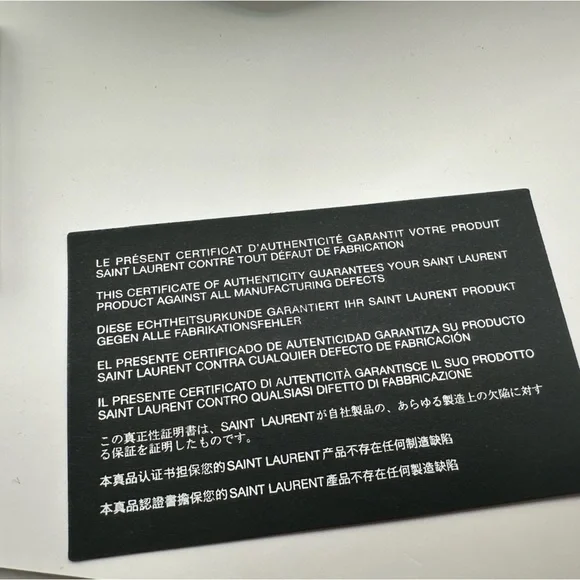 NWT Saint Laurent lexi 90 black - Picture 12 of 13
